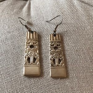 Handmade spoon earrings